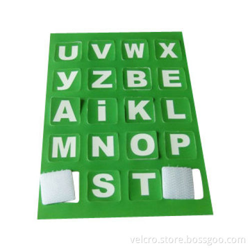 Sticky clothing label in letter design, ideal clothing accessories